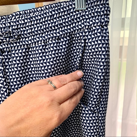 J. Crew Geo Print Drapey Drawstring Pants - Picture 4 of 6